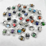 Crystal Agate Spider Necklace/Brooch Pendant Jewelry Gift