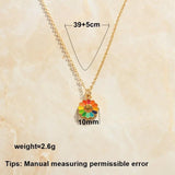 LESIEM Goddess Pendant Sunflower Smiley Necklace Bead Floating Charms