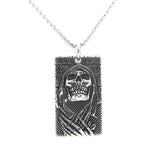 Big Claws Skull Pendant Stainless Steel Ghost Skull Biker Pendant