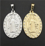 Golden Jesus Cross Pendant with Crystal Stones for Women and Men