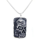 Ghost Skull Pendant Stainless Steel Mens Pendant