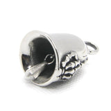 Skull Hand Bell Pendant Stainless Steel Necklace
