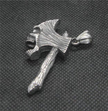 Fierce Skull Pendant Stainless Steel Mens Pendant