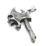 Fierce Skull Pendant Stainless Steel Mens Pendant
