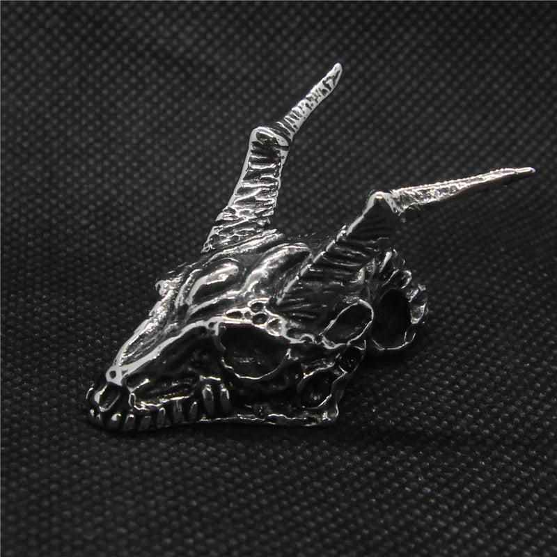 Hot Dragon Skull Pendant Stainless Steel Mens Pendant