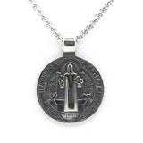 Polishing Priest Cross Pendant Stainless Steel Mens Pendant