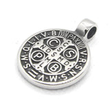 Polishing Priest Cross Pendant Stainless Steel Mens Pendant