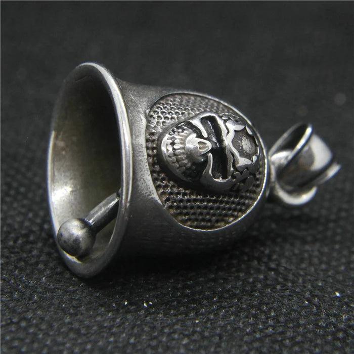 Skull Bell Pendant Stainless Steel Sound Bell