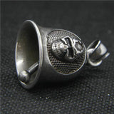 Skull Bell Pendant Stainless Steel Sound Bell