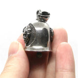 Skull Bell Pendant Stainless Steel Sound Bell