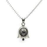Skull Bell Pendant Stainless Steel Sound Bell
