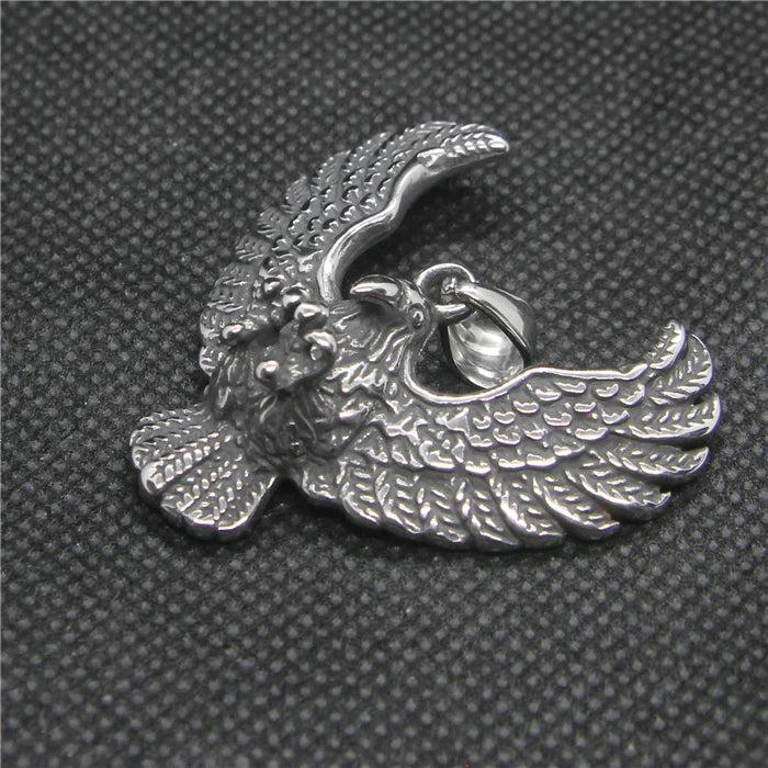 316L Stainless Steel Biker Eagle Pendant