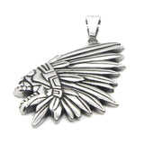 Indian Pendant Stainless Steel Mens Pendant