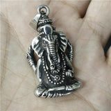 Men's Stainless Steel Elephant God Pendant