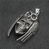 Classic Skull Pendant Stainless Steel Man Pendant Necklace