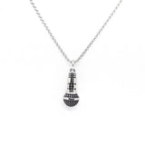 Mini Microphone Mens Pendant Stainless Steel Punk Necklace