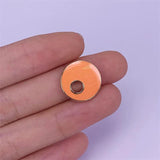 5pcs Brass Round Pendants Charms 16x16mm DIY Jewelry Accessories