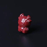 5A Natural Cinnabar Chinese Zodiac 12 Animals Necklace Pendant