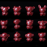 5A Natural Cinnabar Chinese Zodiac 12 Animals Necklace Pendant