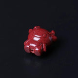 5A Natural Cinnabar Chinese Zodiac 12 Animals Necklace Pendant