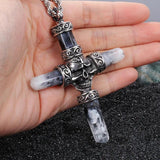 Men's Skull Cross Pendant Retro Style Decorative