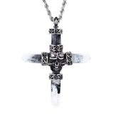 Men's Skull Cross Pendant Retro Style Decorative