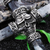 Men's Skull Cross Pendant Retro Style Decorative