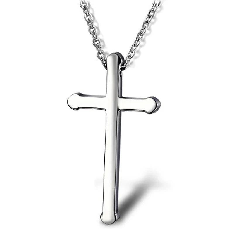 Granny Charming Silver/Gold Chain Cross Stainless Steel Necklace