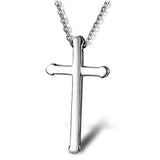 Granny Charming Silver/Gold Chain Cross Stainless Steel Necklace