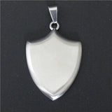 Biker Shield Pendant 316L Stainless Steel Men Women