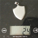 Biker Shield Pendant 316L Stainless Steel Men Women
