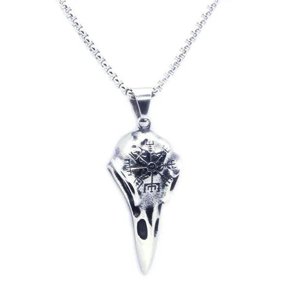 Personal Eagle Skull Bone Pendant Necklace