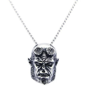 100% Personal Strong Man Pendant With Stone Necklace