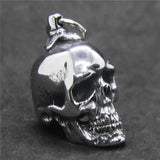 Skull Pendant Stainless Steel Mens Skeleton Pendant