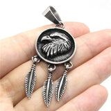Freedom Style Eagle Pendant 316L Stainless Steel Biker Eagle Pendant
