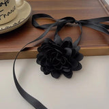 Vintage Lace Flower Choker Necklace Gothic Dark Girl Collar Party Jewelry