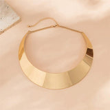 Metal Collar Necklace Street Punk Jewelry Gift