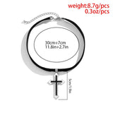 Flannelette Cross Pendant Necklace Women's Wedding Party Choker