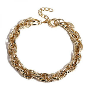 Chain Necklace Women Choker Necklace Collar Alloy Punk Necklace