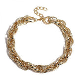 Chain Necklace Women Choker Necklace Collar Alloy Punk Necklace