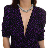 Chain Necklace Women Choker Necklace Collar Alloy Punk Necklace