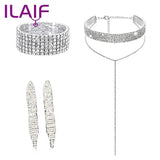 Women's Multilayer Flash Rhinestone Neck Chain
