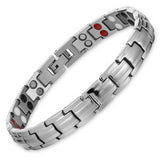 Women's Titanium Magnetic Bracelet with Pain Relief Stones
