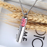 316L Vintage Aromatherapy Perfume Diffuser Necklace Locket Pendant