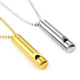 Mindful Breathing Necklace Anxiety Relief Items Stress Relief Whistle Necklace