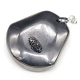 Irregular Hematite Magnet Pendant for DIY Necklace