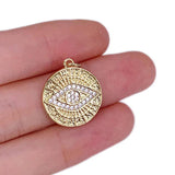 Vintage Coin Peach Heart Eyes Snake Pendant Necklace Fine Jewelry