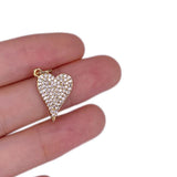 Vintage Coin Peach Heart Eyes Snake Pendant Necklace Fine Jewelry