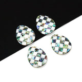 Abalone Shell Water Drop Pendant 30x40mm Women Jewelry DIY