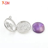 Rose Quartz Butterfly Pendant for Necklace Reiki Jewelry